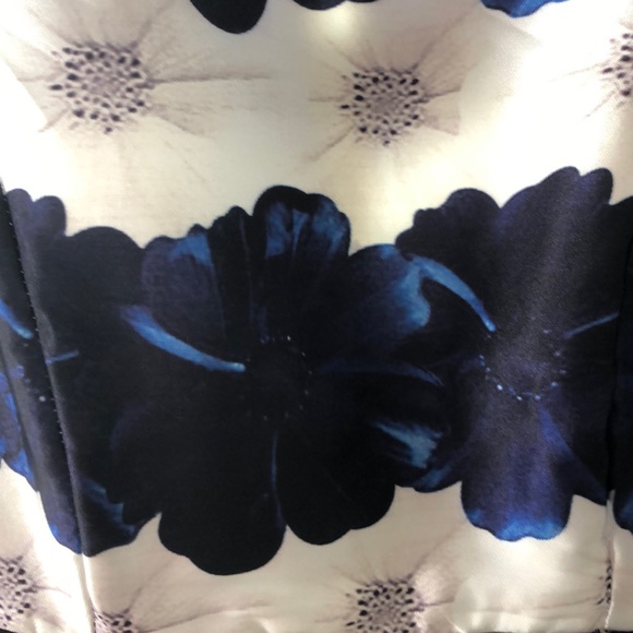 WOMENS FLORAL EVENING DRESS - Picture 2 of 4